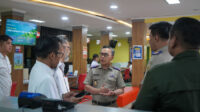Kepala Kantor Pertanahan Kabupaten Serang, Elfidian Iskariza, saat mendampingi peninjauan tim Stranas PK KPK dan Kementerian ATRBPN terkait implementasi layanan pertanahan digital
