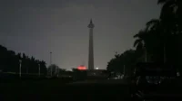 Sejumlah landmark dan ruas jalan utama akan mematikan lampu selama satu jam dalam aksi hemat energi yang digelar Pemprov DKI Jakarta