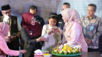 Ketua BKOW Provinsi Banten Irna Narulita menghadiri puncak peringatan Hari Anak Nasional ke-42 di Pendopo Pandeglang