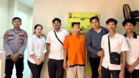 Polda Banten menahan pria berinisial HK yang diduga melakukan kekerasan seksual terhadap tiga keponakannya di Pandeglang